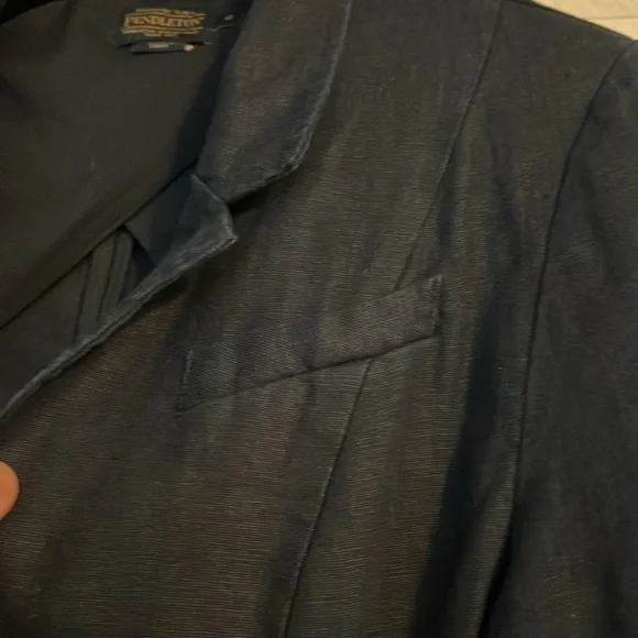 Pendleton Linen Blazer NWOT 10 - Picture 6 of 16